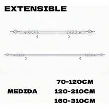 Curtain Window Rods - Argent - Voir 3