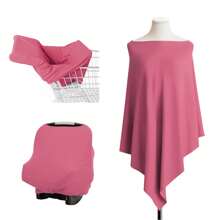1 Stück dehnbare, atmungsaktive Stillschutzabdeckung für mehr Privatsphäre beim Stillen, vielseitige Stillschal für Babyfütterung, weiche Privatsphäre Poncho