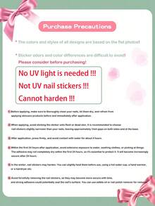 14 Pcs Nail Stickers, Glitter Design Butterfly Flower Heart, Full Wrap Nail Art Stickers, Colorful Nail Polish Nail Stickers, Salon Nail Art Nail Art Set For Women - Follow Your Heart - View 7