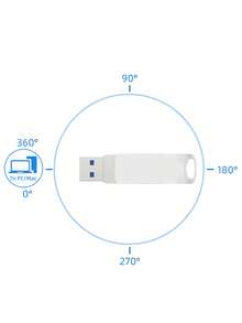 E8 Type-C USB 3.0 32/64/128/256GB USB 閃存盤 - 銀色 - 查看 4
