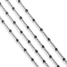 1 M/Piece 304 Stainless Steel Multi-Color Bead Chain Enamel Drip Oil Side Chain Necklace Bracelet Fashion Accessories DIY Jewelry Accessories Necklace Bracelet