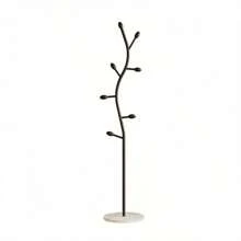 Minimalist Scandinavian Style Modern Coat Rack - Freestanding Multi-Purpose Metal Clothes Hanger Suitable For Living Room And Bedroom