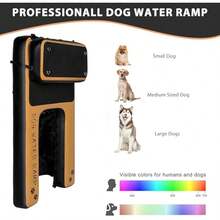 DiDiBirDi Dog Water Ramp Inflatable Portable Double Layer Large Size Grid Design 3D Non-Slip Steps Suitable For 230 Pound Dogs And Easy Acc To Water For Dogs Boat Ramp For Pool Lake Boat Dock - Black1 - View 3