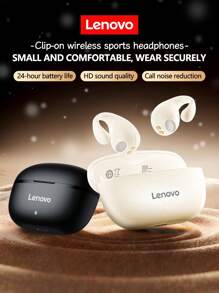 Lenovo Lenovo TC3403-Open Wireless Earphones, Clip-On Design, No Falling Off During Exercise, High-Definition Stereo Sound Quality, Directional Sound Transmission Technology, Call Noise Reduction, 24-Hour Battery Life, Compatible With Multiple Devices