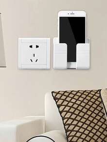 3 件套无需钻孔壁挂式手机支架、遥控器和充电支架