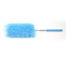 1pc Flexible Ostrich Feather Duster Cleaner, Stainless Steel Adjustable Bendable Household Duster, Cleaning For Fan, Ceiling, Cabinet, Desk, Sofa, Bed And Various Furniture Crevices, Lightweight Dusting Brush, Suitable For Daily Use