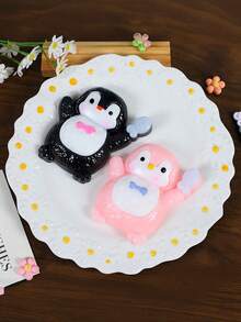 1/4个闪亮水晶捏捏乐企鹅,柔软回弹捏捏乐玩具,缓解压力和焦虑,粘性指尖玩具,适合儿童和成人,抗压手部玩具,可爱小玩意,Taba Squishy,趣味可爱礼物,生日礼物,复活节礼物,万圣节礼物,圣诞节礼物 - 彩色 - 查看 8