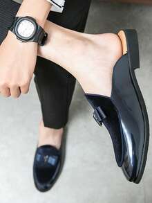 Sandalias slip-on de verano de moda para hombres talla grande, mocasines casuales de moda, sandalias de ocio empresarial, adecuadas para estilistas, fiesta de discoteca