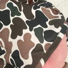 1PCS Sleep Shorts Women, Girls Camo Athletic Beach Short, Camo Shorts Camping - 巧克力棕 - 查看 4