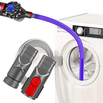 Dryer Vent Cleaner Kit Vacuum Hose Attachment For V15 V12 V11 V10 V8 V7 Vacuum Cleaners, Lint Remover, Dryer Lint Vacuum Attachment, Purple