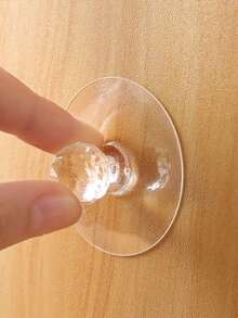 20个透明水晶橱柜拉手，带挂钩的自粘式抽屉拉手，家具门装饰五金 - 無色 - 查看 3