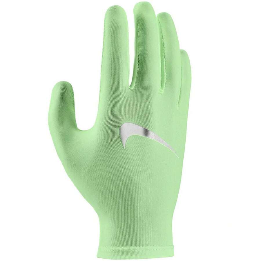 Nike DriFIT Running Gloves (Green) - Green - View 1