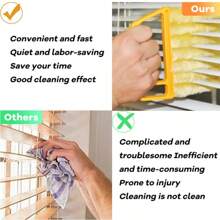 1pc Blind Cleaning Tool, Air Conditioner Outlet Duster Brush, Crevice Cleaning Brush,Kitchen Cleaning Brush,Kitchen Cleaning Kit,Random Color And Style, Cleaning Utensils, Household Cleaning Supplies, Room Decoration, Suitable For Kitchen, Restaurant, Party, Gathering, Home Gifts