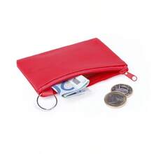 Matte PU Leather Minimalist Coin Purse Portable Multi-Color Ladies Coin Pouch Gift For Women Coin Wallet Wallet Mini Wallet Purse Wallet - Multicolor - View 2