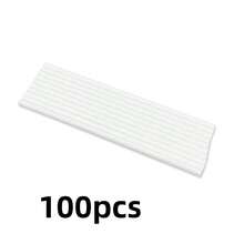 100支经典纯色一次性纸吸管，3种颜色可选，经久耐用，适用于节日派对、宴会、饮料配件