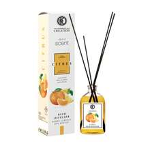 Creation Reed Diffuser 115ml, Natural Bamboo Sticks With Lavender Essential Oil, Long-Lasting Aromatherapy For Living Room, Bedroom & Bathroom Decor - 柑橘 - 查看 3