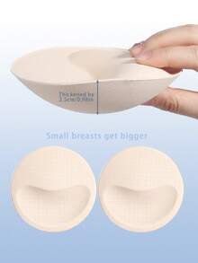 2/4pcs Women Removable Sports Bra Pads With 3 Different Thickness, Invisible Soft & Comfortable Breast Enhancer Pads, Suitable For Various Occasions - Multicolor - View 8