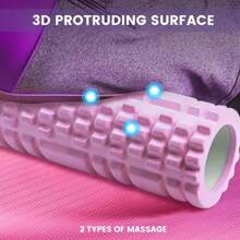 Muscle Massage Foam Roller Massager Suitable For Yoga Pilates Wine Home Sports Fitness Tools(30cm)