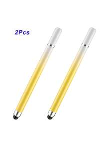 Dual-Spitzen Makronen Farbverlauf Touchscreen Stylus Stift, runde Scheiben Touchscreen Stift für Handy, Tablets, Schreiben, Bearbeiten, Zeichnen, universeller kapazitiver Stylus