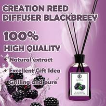 Creation Reed Diffuser 115ml, Natural Bamboo Sticks With Lavender Essential Oil, Long-Lasting Aromatherapy For Living Room, Bedroom & Bathroom Decor - Blackberry - 查看 2