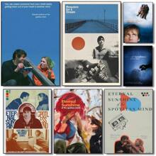 1 pieza Pintura en lienzo del cartel de la película "La eterna luminosidad de una mente sin recuerdos", decoración moderna para la pared del hogar, sala de estar, dormitorio o bar, sin marco