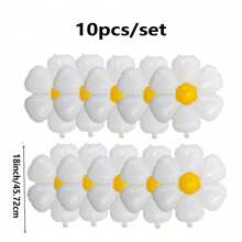 7 Stücke Bienen & Margerite Folienballon Set - Aluminium Folienballons geeignet für Frühling, Geburtstag, Jahrestag, Abschluss, Muttertags Partydeko - Auch geeignet für Hochzeiten, Taufen, Thanksgiving, Valentinstag und weitere Anlässe