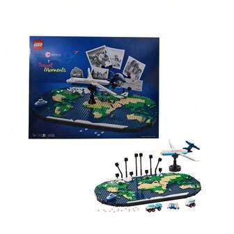 LEGO 41838旅行足跡地圖套裝模型男孩女孩積木玩具Kidsren的禮物
