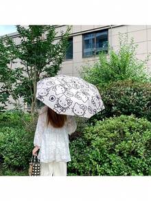 SANRIO 1 chiếc ô gấp Hello Kitty, thiết kế hoạt hình dễ thương, nhỏ gọn và di động, chống tia UV, chất liệu PP, phụ kiện ngoài trời chống tia UV dành cho nữ, ô gấp 3 lần hình hoạt hình dễ thương, thích hợp cho hoạt động ngoài trời, du lịch và đi học - Món quà lý tưởng cho Giáng sinh, Halloween, mùa xuân hè, quà tặng cho phù dâu, trang trí phòng ngủ, bãi biển, du lịch, dành cho nam, dành cho nữ, kỳ nghỉ, Ngày Quốc tế Phụ nữ, đồ dùng cần thiết khi đi du lịch, quà cưới, Y2K, phòng ngủ, phụ kiện xe hơi dành cho nữ, trang trí nhà bếp, đồ dễ thương, ngoài trời, sân vườn, đồ dùng cần thiết khi đi du lịch, đồ dùng di động, đồ dùng cần thiết cho bãi biển, mùa tốt nghiệp, lễ tốt nghiệp, lễ trao bằng tốt nghiệp, quà tốt nghiệp, quà tốt nghiệp, quà tốt nghiệp, chúc mừng tốt nghiệp, chúc mừng người tốt nghiệp, thủ khoa, hoàn thành trường học, tiệc tốt nghiệp, đồ dùng cần thiết ngoài trời, đồ dùng di động khi đi bộ đường dài, đồ dùng cần thiết khi cắm trại, dụng cụ di động, đồ dùng cần thiết mùa hè, đồ dùn - Nhiều màu - Xem 7