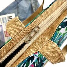 New Women Handbag Floral Printed Beach Shopping Large Capacity Tote Bag Fashion Casua High Capacity Travel Ladies Shoulder Bag - 6 - 查看 6