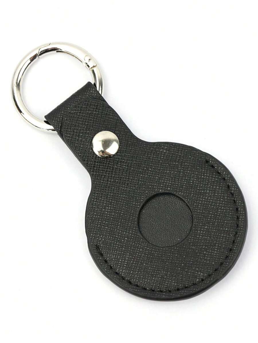 Estuche personalizado con iniciales en relieve 3D por estampación en caliente para Airtag de Apple. Funda de piel protectora con llavero compatible con Airtag. Cubierta para rastreador compatible con collar de perro o gato New Airtag