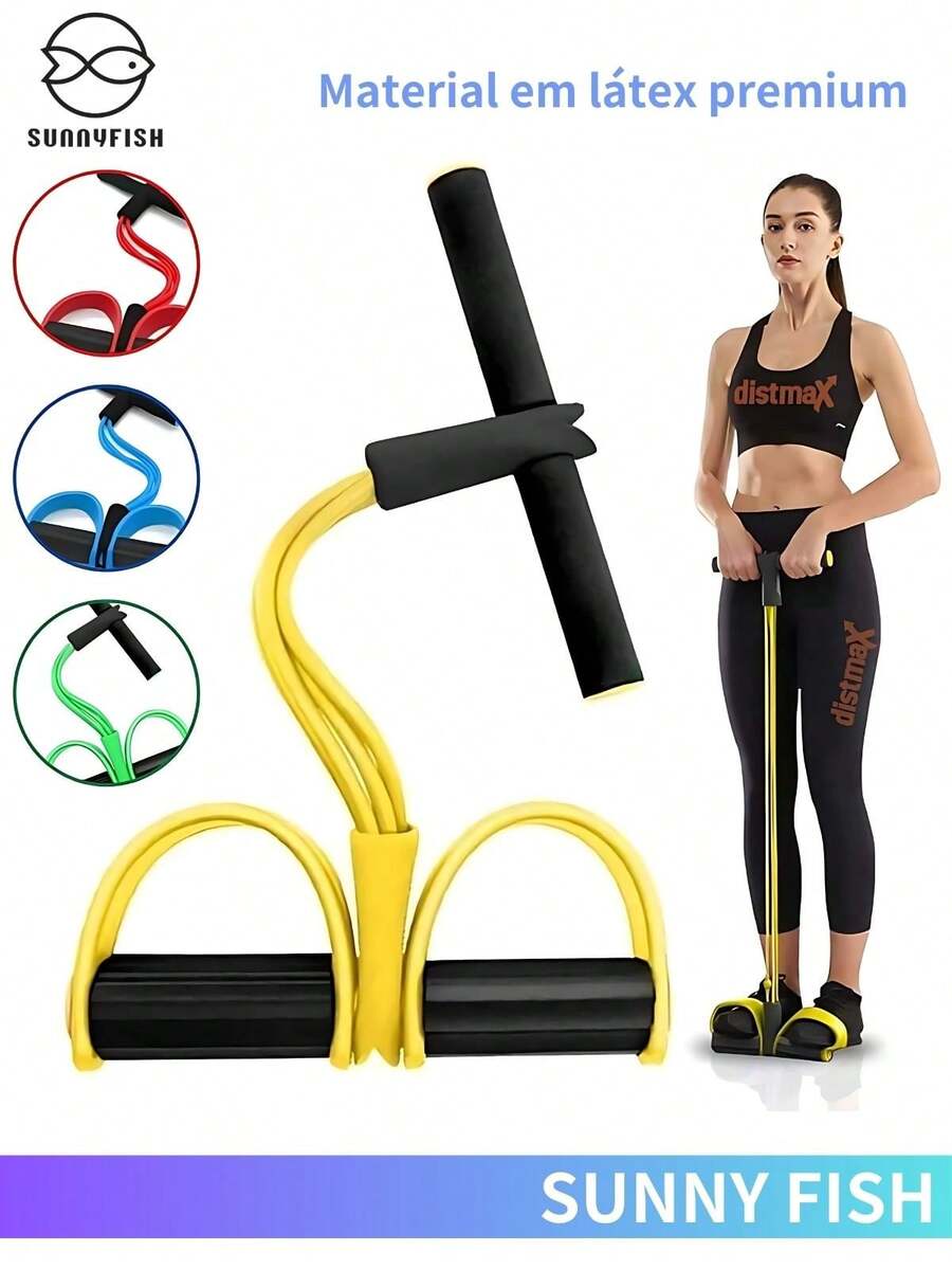 Multi-Function Resistance Bands Set - Home Workout Pull Reducer For Strength Training & Physical Therapy - Nhiều màu - Xem 1