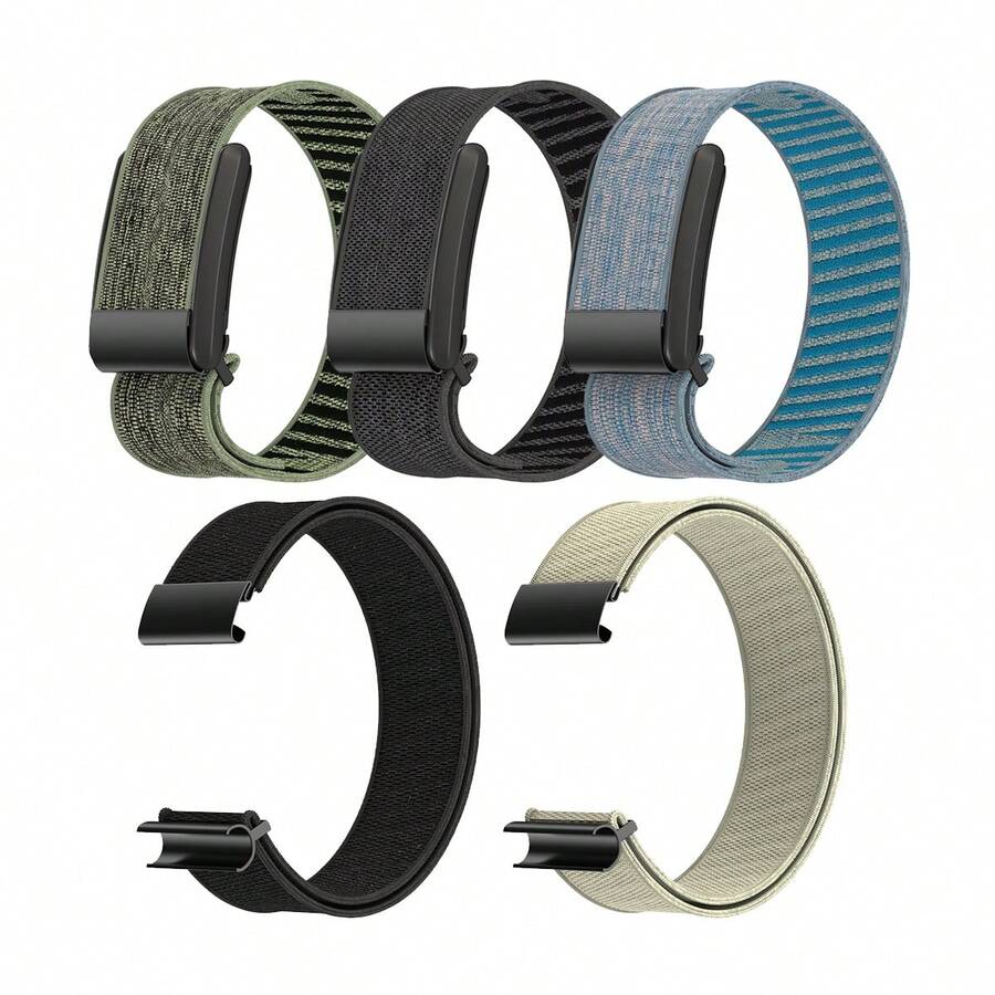 Bands For 4.0 / 3.0- Replacement Nylon Knit Watch Strap Wristband For Ultra-Soft SuperKnit Accessory Wristband 4.0 For Enhanced Performance, Comfort And Durability, Compatible 4.0 Wearable Health, Fitness & Activity Tracker, Heather - 25mm - View 1