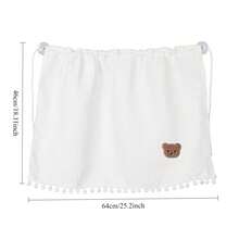 1 件可爱吸盘式汽车侧窗遮阳板，卡通设计汽车遮阳板，隔热 - 白色 - 查看 5