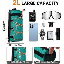 ACRUNU Bicycle Bag Front Handlebar With Shoulder Strap Approx. 2 L Multifunctional Bicycle Bag Handlebar Bag Frame Bag Bicycle Top Tube Bag Bike Handlebar Bag Bicycle Accories For Mountain Bike - 02-green - View 4