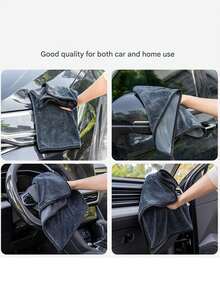 新款时尚多功能汽车清洁毛巾，适用于清洁汽车和家居。这款高端产品清洁过程中不易掉毛，经久耐用，不留水渍。这款优质清洁毛巾吸水性强，不用时可悬挂收纳，快速擦干水分，防止水渍残留。 - 彩色 - 查看 11