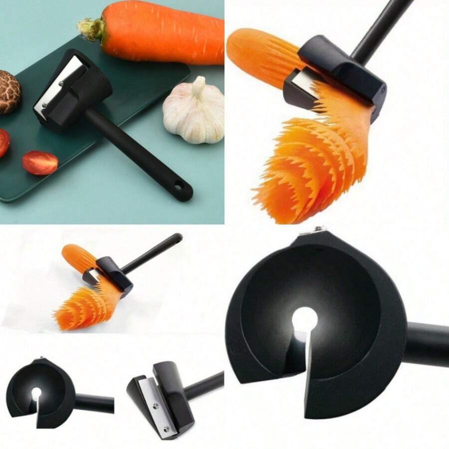 Grater Kitchen Shredder Durable Stainless Steel Peeler, Easy Cutting And Peeling, Perfect For Home And Restaurant Kitchens, With Grater For Food Contact Safety Tools - 1 - View 1