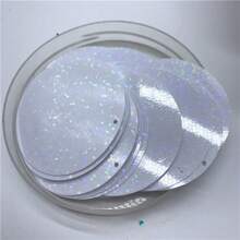 50 szt. 50 mm płaskie okrągłe cekiny z 1 otworem bocznym PVC płaskie okrągłe luźne cekiny paillettes szycie rękodzieło DIY ślubny wisiorek