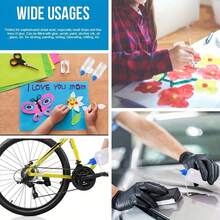 4/8/16 件 0.34 盎司精密尖头液体瓶，含迷你漏斗、0.34 盎司针胶瓶，颜色随机，适用于 DIY 手工绘画、胶水、墨水、丙烯画 - 其他塑料材料（瓶盖颜色随机） - 彩色 - 查看 4