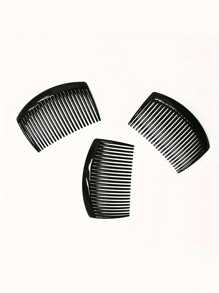 1pc/3pcs Mini Pocket Comb, Fine-Toothed Hair Styling Comb, Suitable For All Hair Types, Made Of Sturdy Plastic, Portable Travel Size