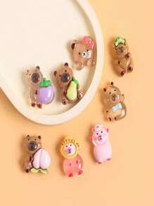 paquete de regalo de 10 piezas de bolsa ciega misteriosa, figuras miniatura adorables de animales hechas de material de alta calidad, adecuadas como regalos para la familia, cumpleaños, recuerdos de fiesta, bendiciones de temporada de graduación DIY, regalos en calcetín navideño, decoraciones de fiesta navideña, decoración de casa de muñecas