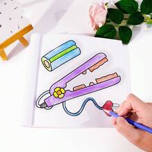 1pc(Glow Cosmetics)Spiral Bound Notebook Coco For Adults And Teenagers, Exquisite Thick Paper, Cartoon Comfortable Cute Bold And Simple Pattern Wyo Coloring Book Watercolor Sketchbook Children's Toy, Slow Release Stress, Kill Time, Holiday Gift - CMY Cosmetics - View 4