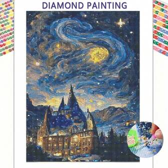 5D DIY-diamantkonstmålning manet kit, full diamantmålning med diamantkonst, och unik presentidé för vänner och familj