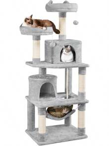 Árboles y casas para gatos - Gris Oscuro - Ver 10