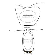 Pulseira de proteção tripla sem cartão, conjunto de pulseiras de proteção empática para homens e mulheres, turmalina negra e obsidiana, bloqueador de energia negativa, 1 conjunto (2 peças)