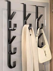 Leicht zu installierende Türhaken - Stabiler Metallkleiderständer zum Aufhängen von Kleidung, Hüten und Taschen - platzsparendes Design, geeignet für Schlafzimmer, Wohnheim und Badezimmerschrank Badezimmer Dekoration Herbstdekoration Rückkehr zur Schule