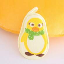 2pcs Cartoon Penguin Baby Bath Sponge, Newborn Baby Shampoo Washing Scrub Towel Bath Ball