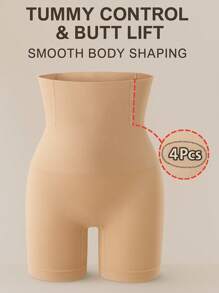 1 Pc High Waist Contorl Tummy Panties Women's Shapewear Body Shaper Waist Trainer Slimming Falt Belt Sheath Woman Fajas Shaping Panty Ladies Briefs Underwear