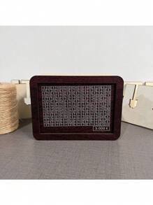 1 pieza Hucha de madera creativa, alcancía con objetivo de conteo, lata de ahorro de efectivo decorativa de madera, para ensamblar DIY, adecuada para niños y niñas, color al azar, útiles escolares, de vuelta a la escuela