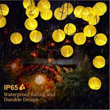 1pc Solar Lantern String Lights Outdoor Garland Solar Fairy Lights 10/20/30 LED Bulbs Lamp With 8 Modes Waterproof Solar Twinkling Lights For Wedding, Birthday Party, Camping, Halloween, Christmas Decor Lamp For Outdoor, Garden, Patio, Yard, Christmas Tree Solar Lamp