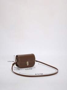 1pc Women's Vintage Flip-Top Shoulder Crossbody Bag, Suitable For Daily Outing, Shopping, Party, Girlfriend/Valentine's Gift